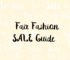 fair fashion sale guide- vanillaholica