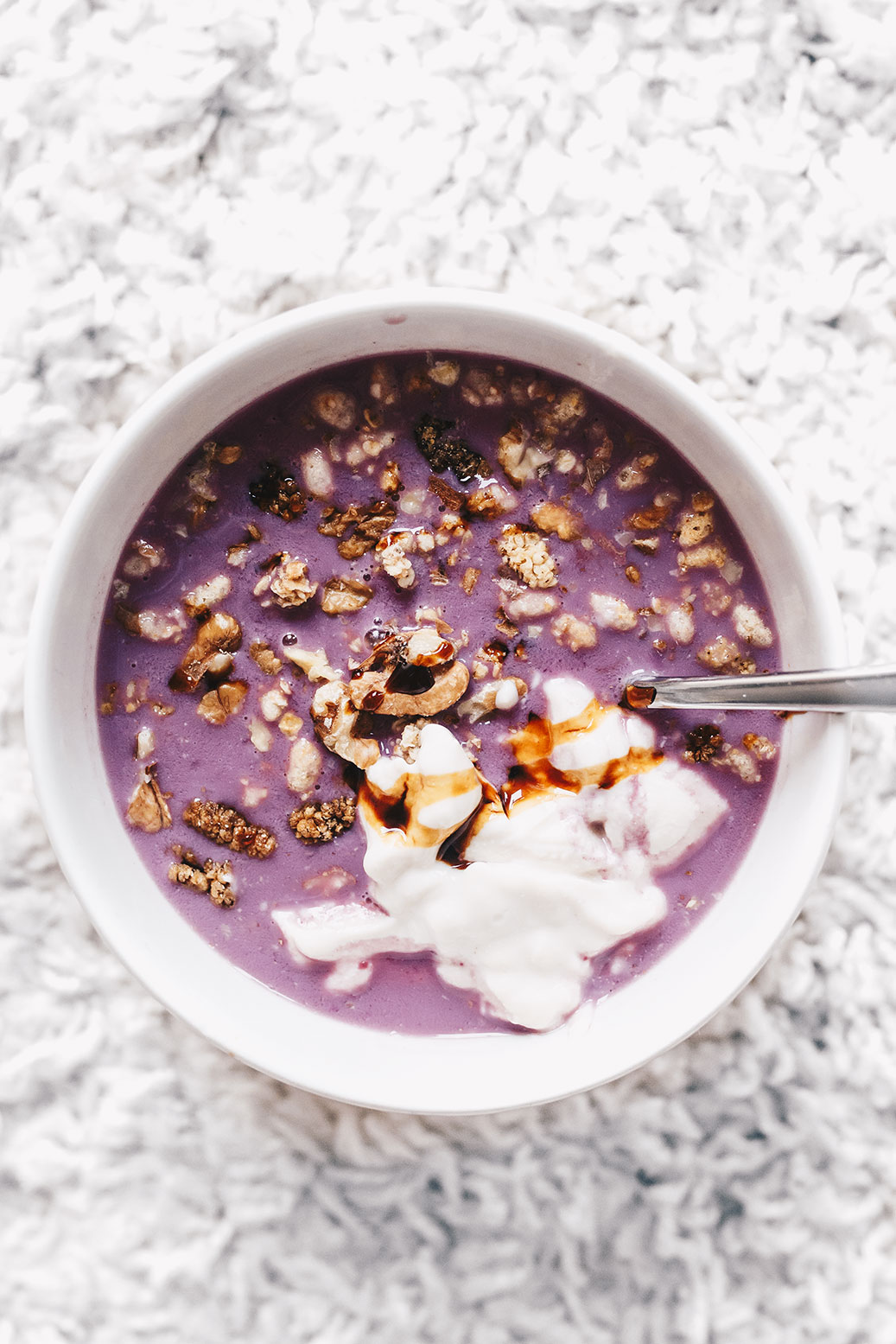 5 Minuten Pastell Frühstück // vegan, laktosefrei und ohne zugesetzten weißen Zucker